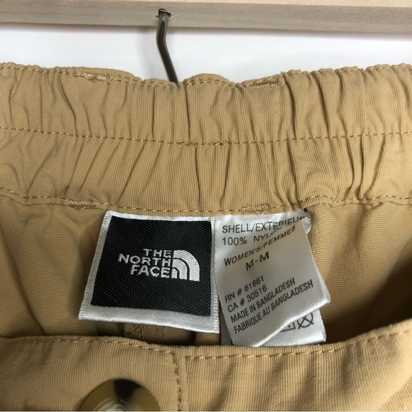 The North Face Tan Nylon Shorts Women’s Size Medium - Picture 3 of 4